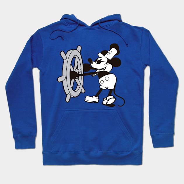 Pirate Steamboat Willie (Front and back) Hoodie by Producer